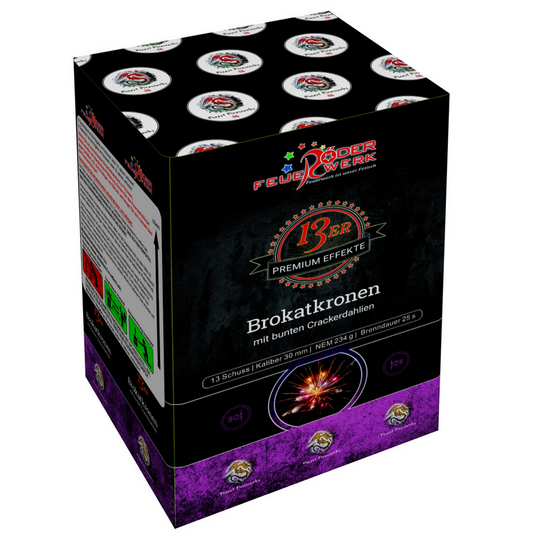 13er Brokatkronen Cracker
