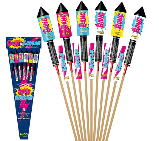 Bang & Scream Raketen