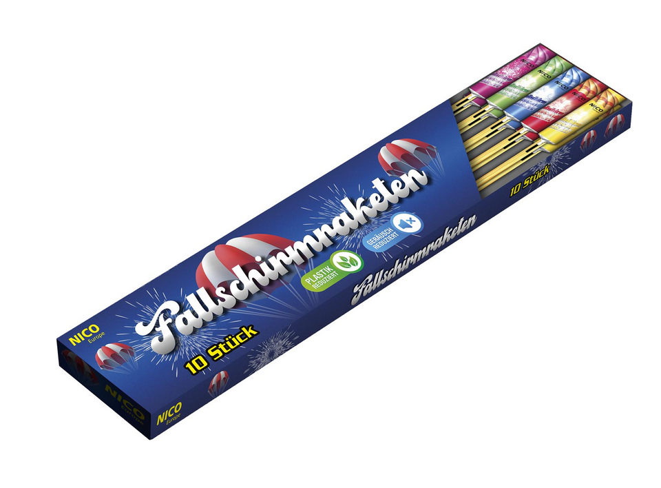 Fallschirm-Raketen